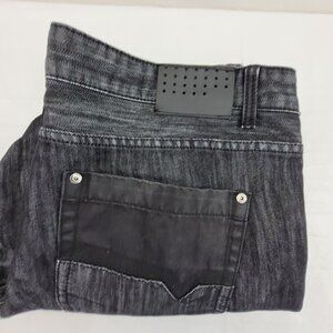 INC Jeans Men's 40x32 Black Berlin Slim Straight Denim Pants International